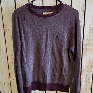Original Penguin Purple Crew Neck Sweater